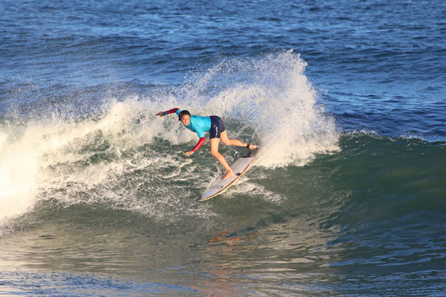 Novocastrian Philippa Anderson has been competing on the QS for a number of years now, with the dream of elevating herself to the Championship Tour. Credit: Ethan Smith / Surfing NSW Philippa Anderson