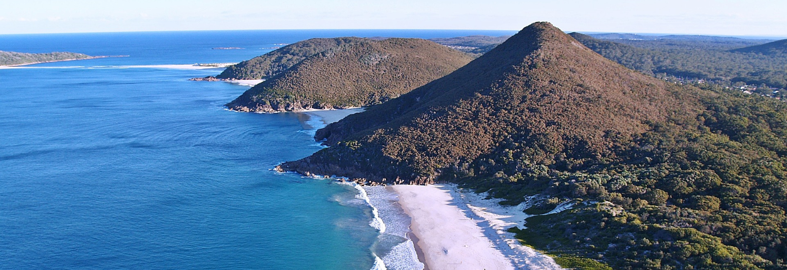 Image of beach at Tomaree National Park banner image
