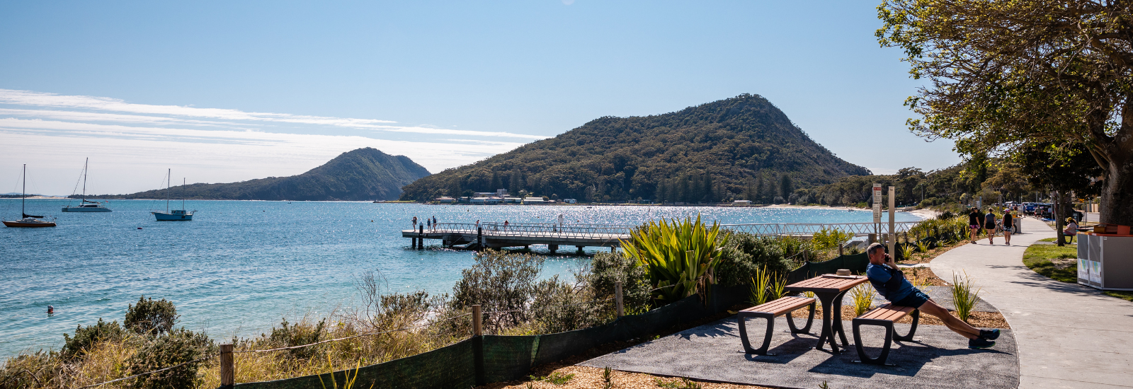 Image of Shoal Bay foreshore banner image