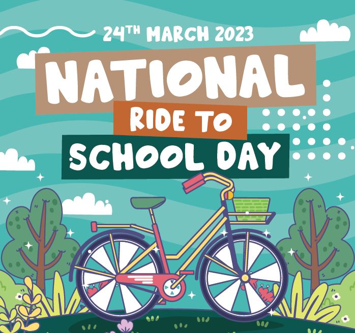 National Ride to School Day Poster 2023