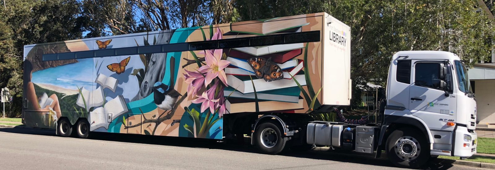 Repainted Mobile Library banner image