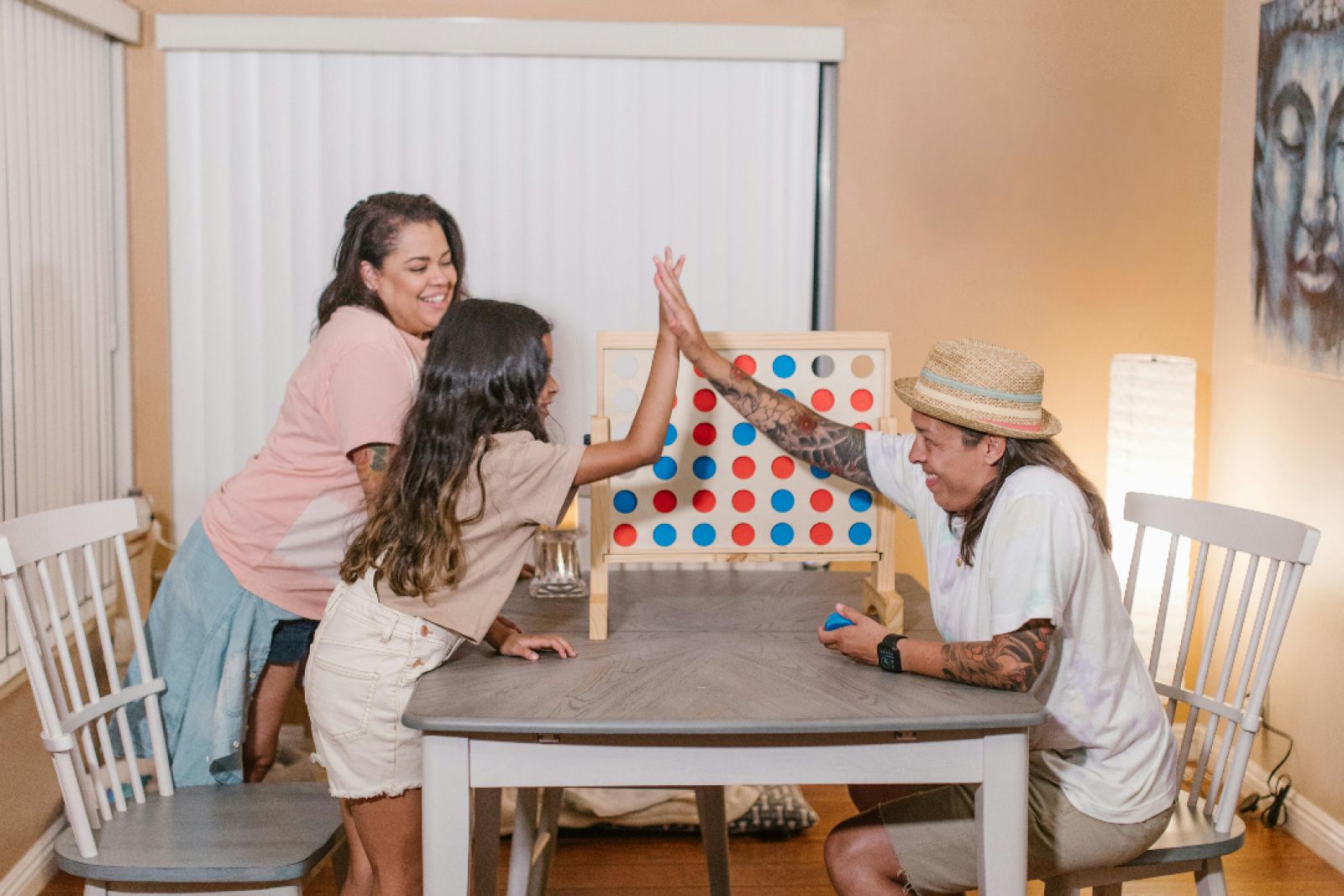 Family playing games banner image