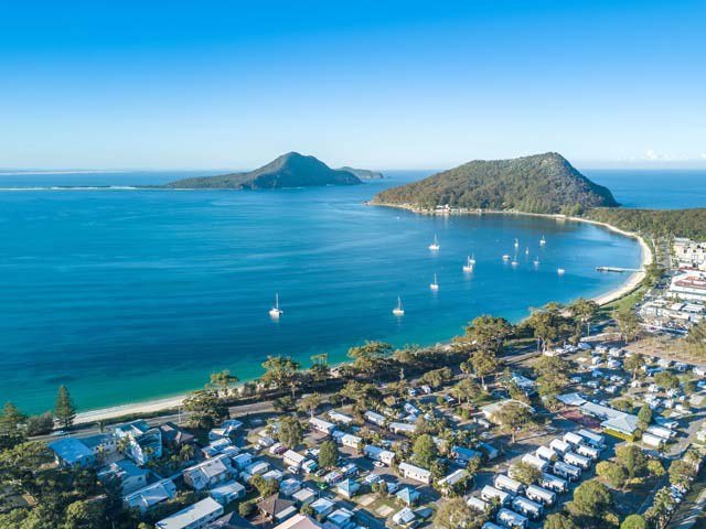 Shoal Bay aerial