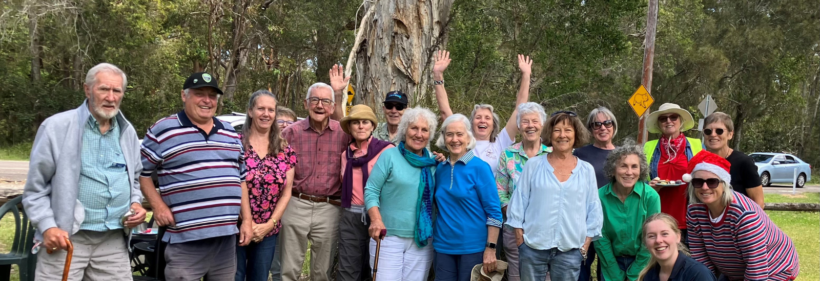 Group photo of volunteer group banner image