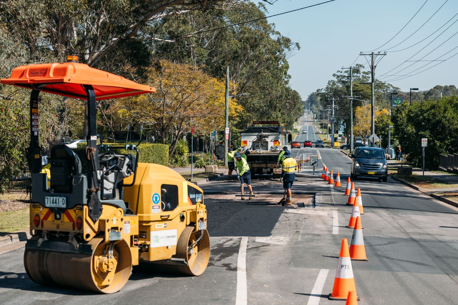 People doing road construction banner image