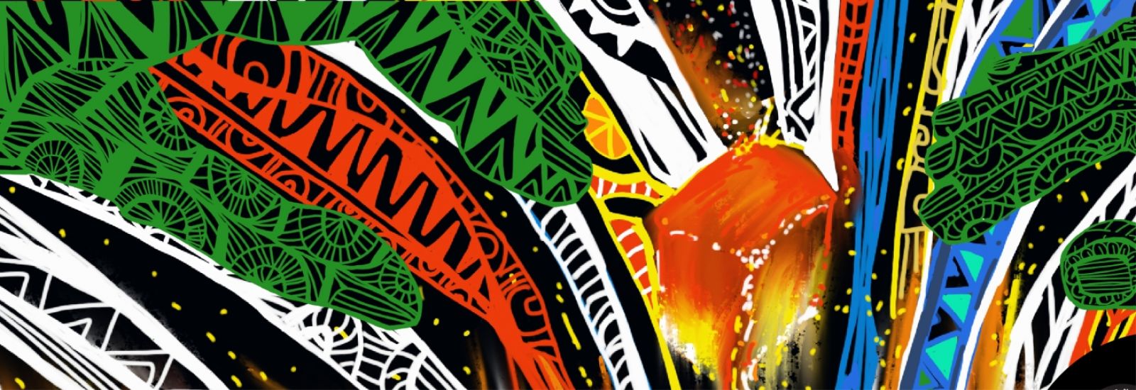 indigenous art celebrating NAIDOC week banner image