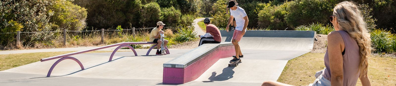 Robinson Reserve skate park stage 2 banner image