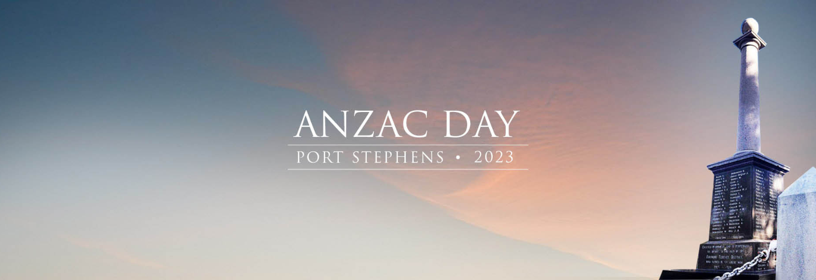 ANZAC Day Banner banner image
