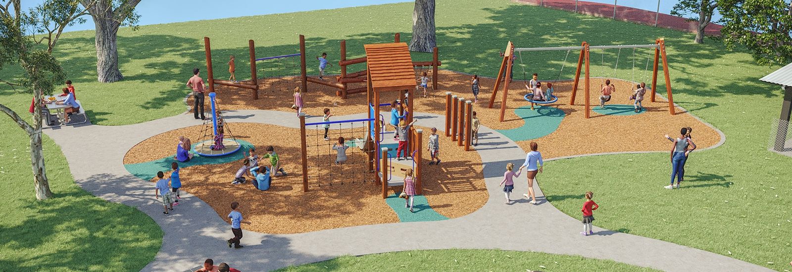 This is a concept design of the new playspace for Korora Oval banner image