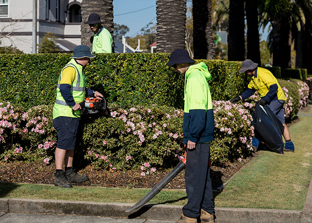Garden services provided by Council