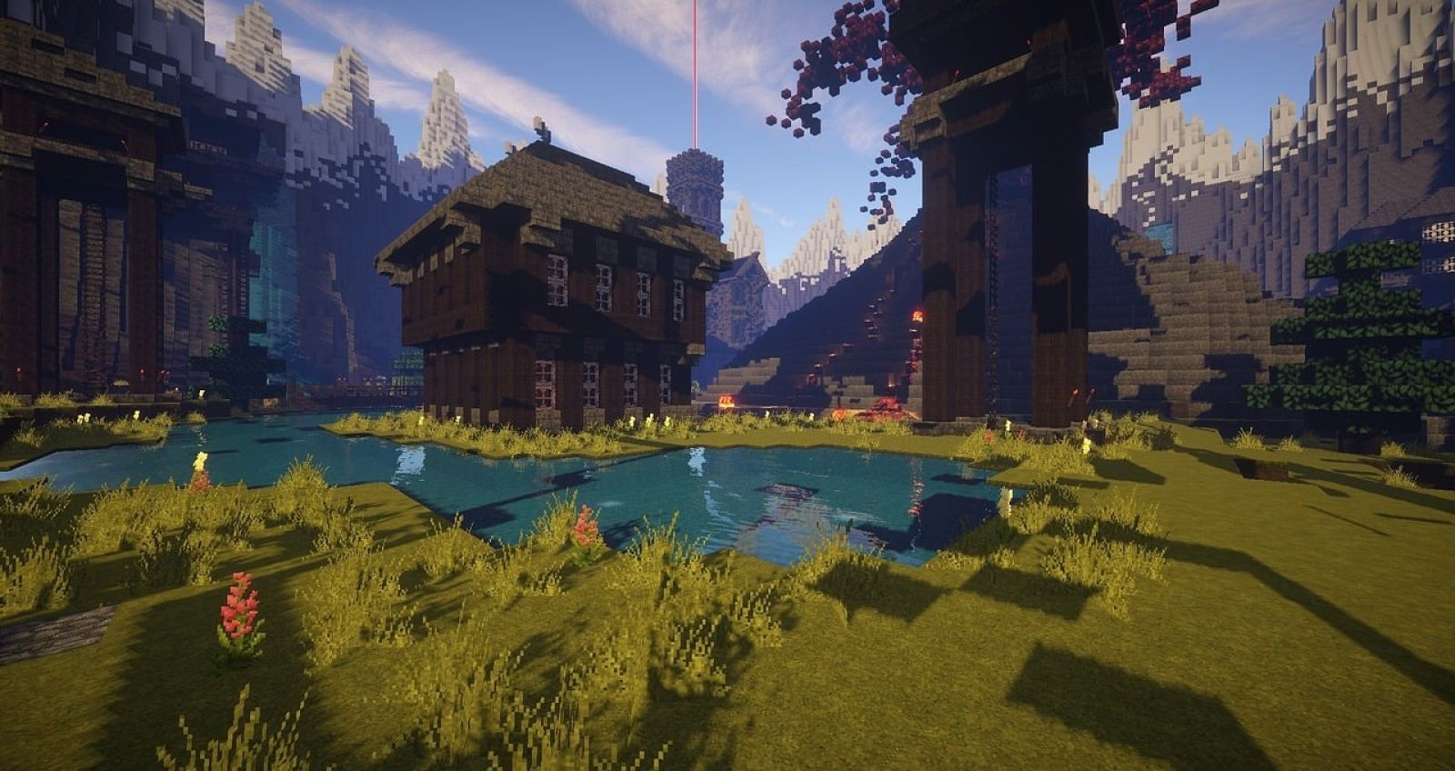 minecraft scene banner image