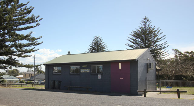 View of Anna Bay Birubi Point Hall from the outside