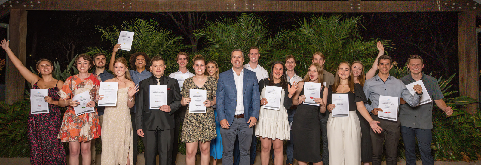 Group photo of Mayoral Scholarships recipients banner image
