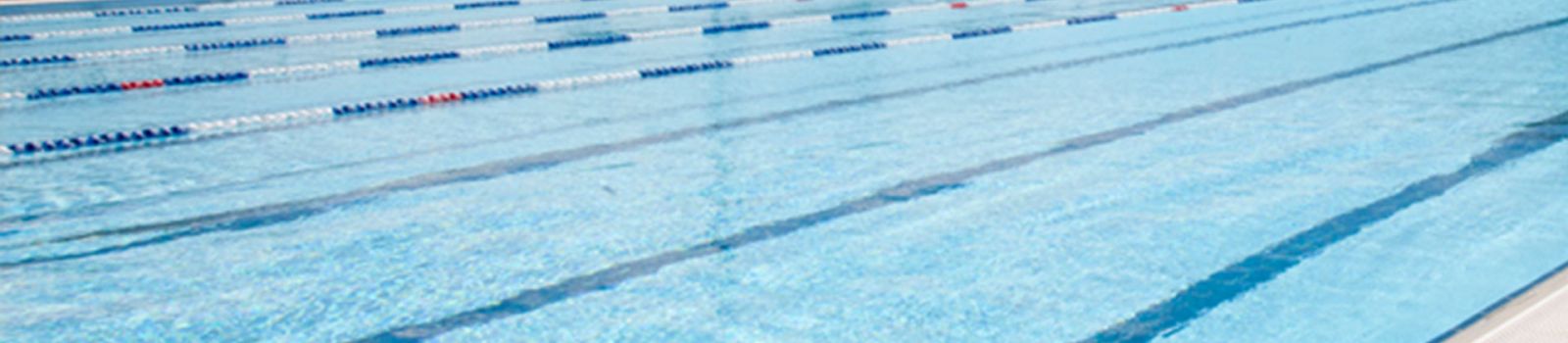 Image of a swimming pool with lanes banner image