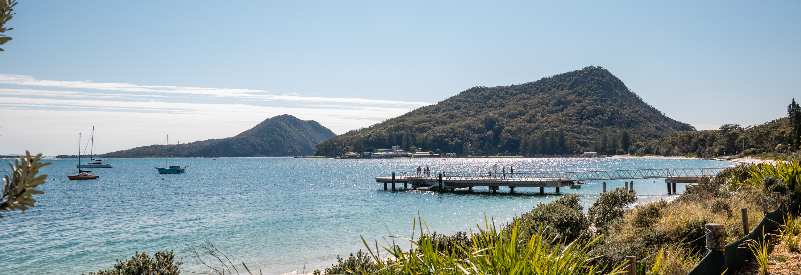 Image of Shoal Bay foreshore banner image