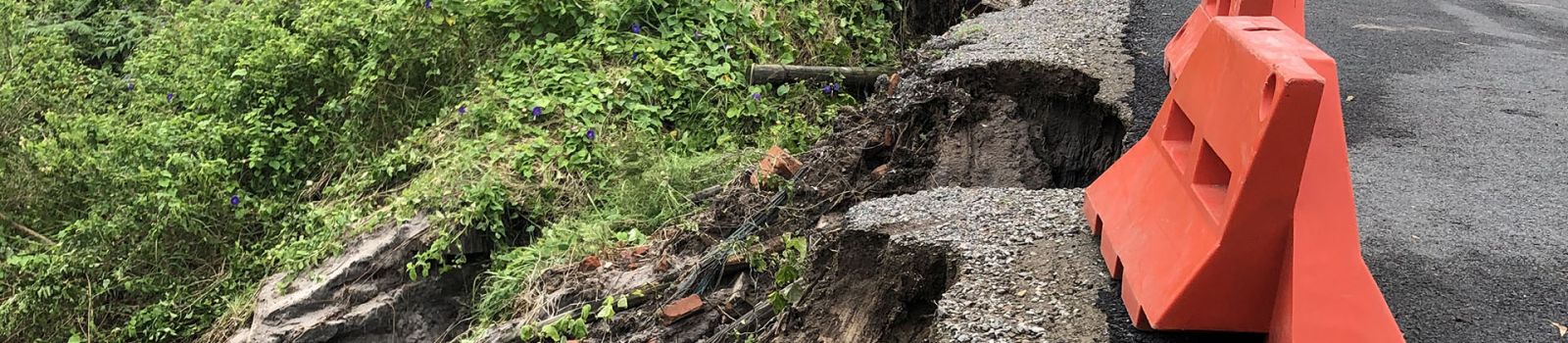 Landslip at Marine Drive, Fingal Bay banner image