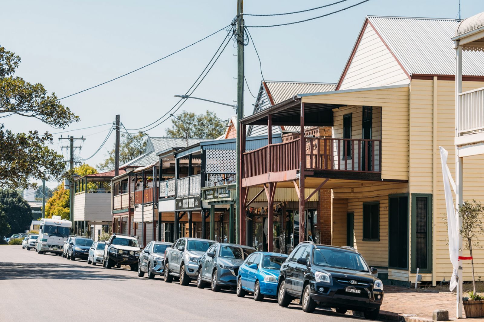 Old townhouses in Raymond Terrace banner image