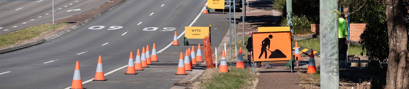 Image of roadworks construction  banner image