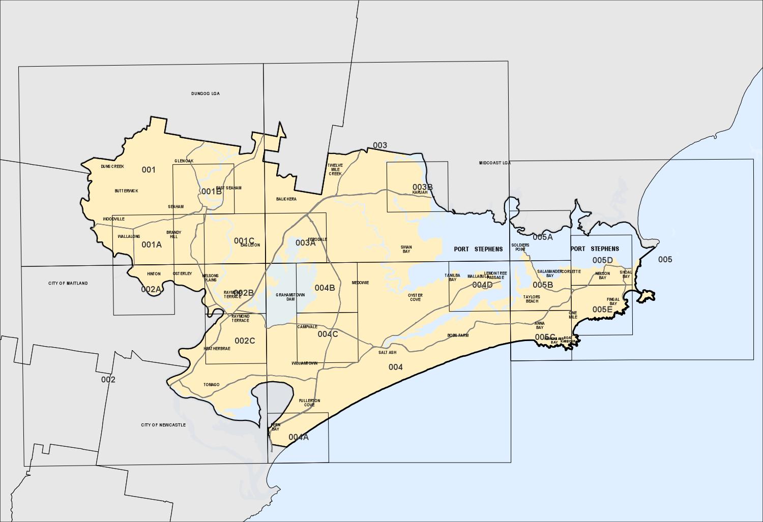 Map Of Port Stephens
