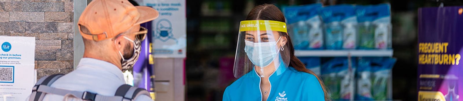 Image of a chemist in full PPE equipment  banner image